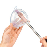 Haakaa Double-Ended Silicone Brush 1 PK - HoneyBug 