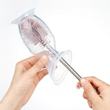 Haakaa Double-Ended Silicone Brush 1 PK - HoneyBug 