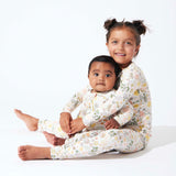 Fall Floral Bamboo Kids Pajamas - HoneyBug 
