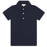 Navy Pima Cotton Polo Shirt - HoneyBug 