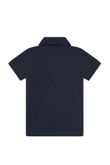 Navy Pima Cotton Polo Shirt - HoneyBug 