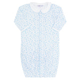 Blue Cheetah Print Converter Gown