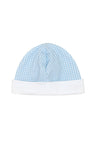 Blue Gingham Baby Hat - HoneyBug 