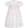 Butterflies Print Smocked Dress - HoneyBug 
