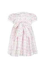 Butterflies Print Smocked Dress - HoneyBug 