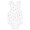 Pink Heart Print Ruffle Bubble - HoneyBug 