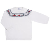 Sailboat Knit Sweater - HoneyBug 