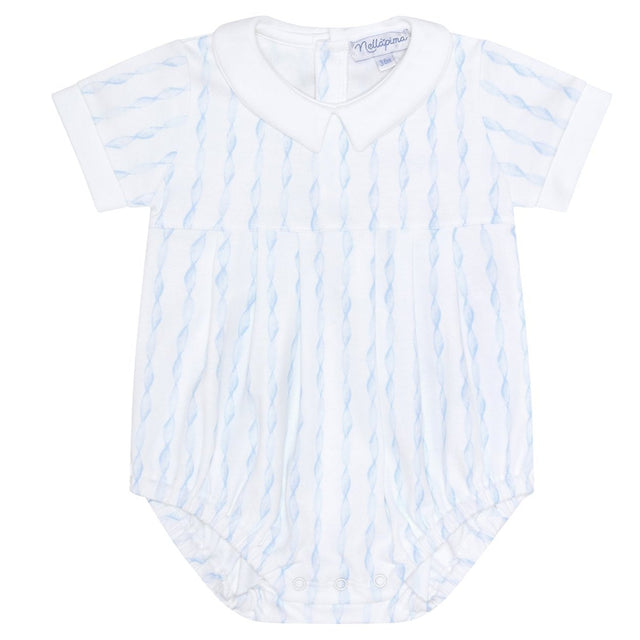 Blue Twirls Bubble - HoneyBug 