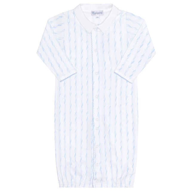 Blue Twirls Converter Gown - HoneyBug 