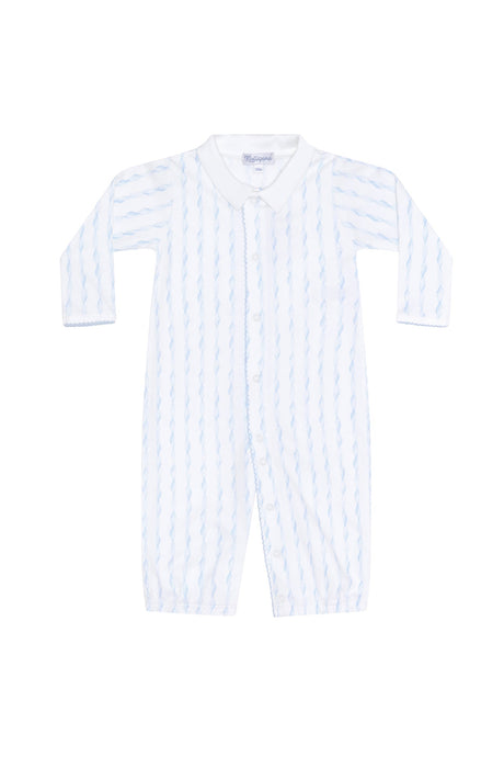 Blue Twirls Converter Gown - HoneyBug 