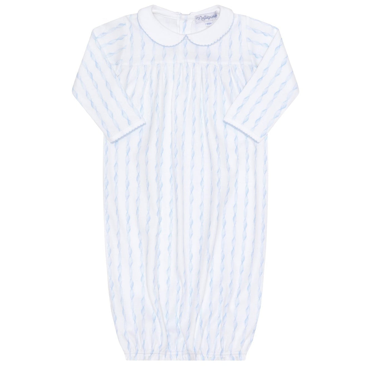 Blue Twirls Gown - HoneyBug 