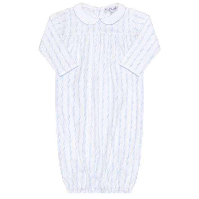 Blue Twirls Gown - HoneyBug 