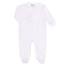 Pink Twirls Zipper Footie - HoneyBug 