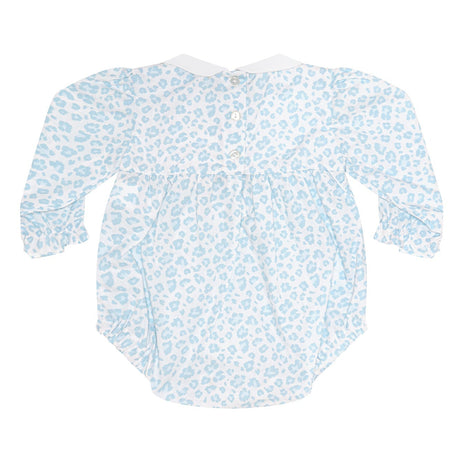 Blue Cheetah Print LS Bubble