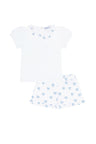 Blue Heart Short Set - HoneyBug 