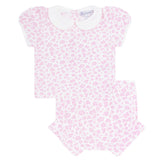 Pink Cheetah Print Diaper Cover Set