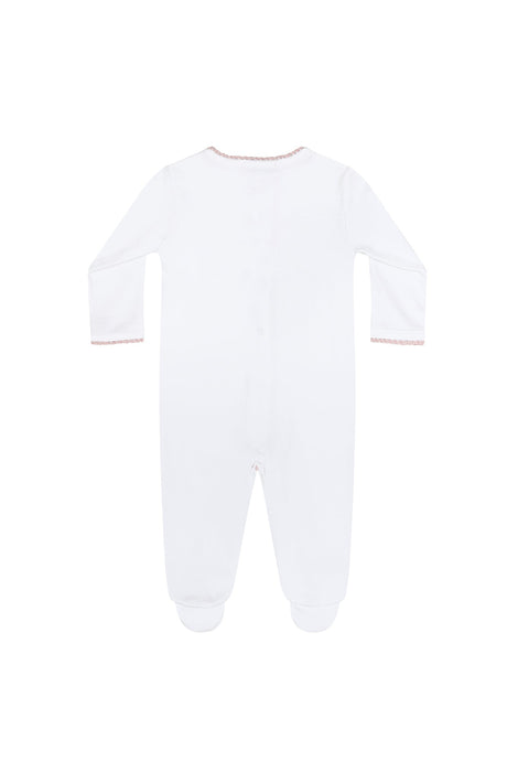 Pink Crochet Footie - HoneyBug 