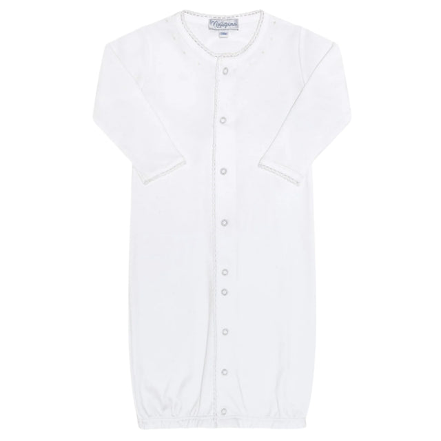 White Crochet Converter Gown - HoneyBug 