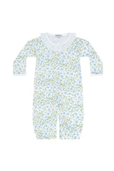 Blue Vines Print Converter Gown - HoneyBug 