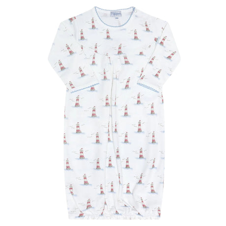 Lighthouse Print Gown - HoneyBug 