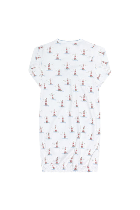 Lighthouse Print Gown - HoneyBug 
