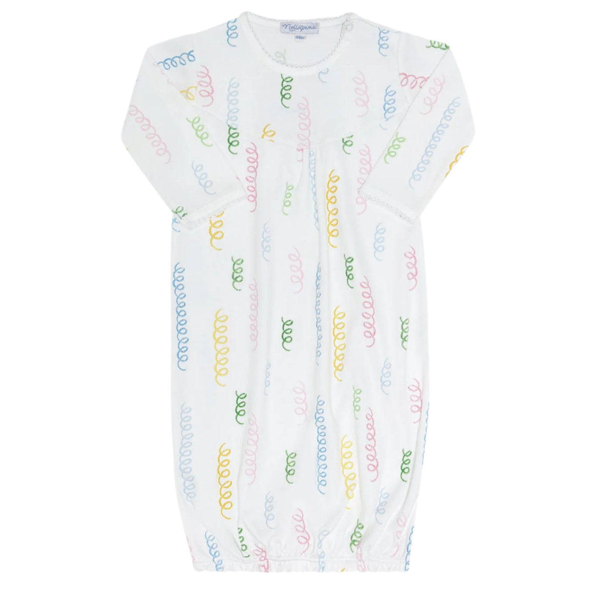 Spirals Print Gown - HoneyBug 