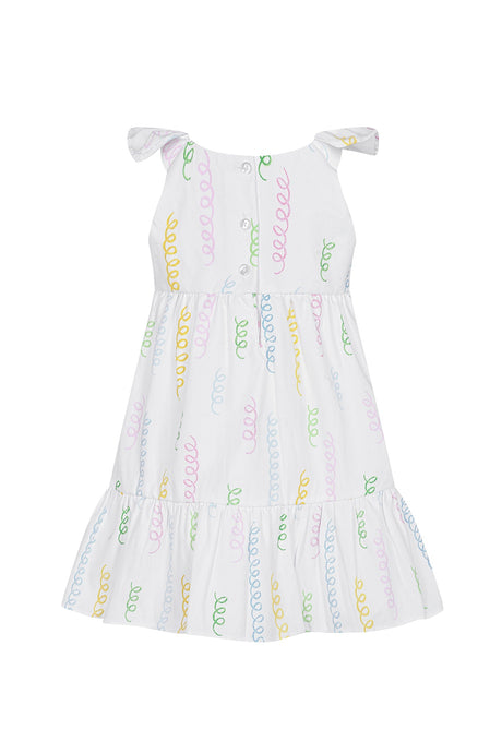 Spirals Woven Summer Dress - HoneyBug 