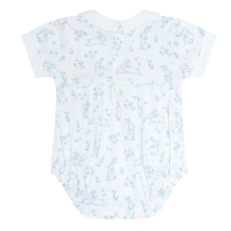 Blue Bunny Toile Bubble