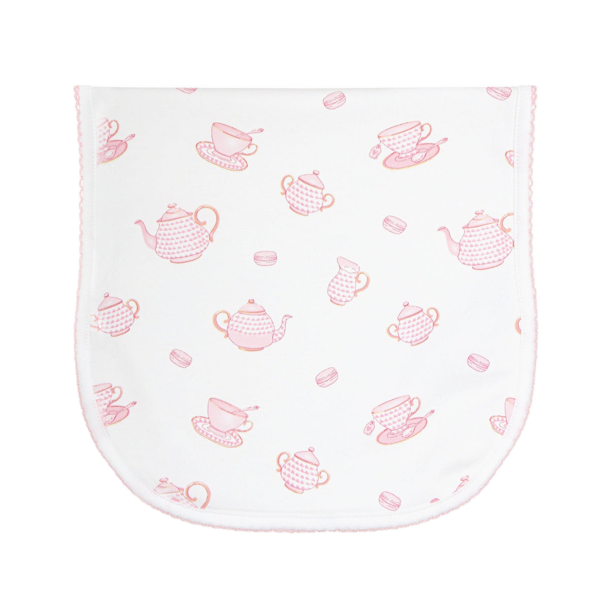 Petite Tea Time Burp Cloth - HoneyBug 