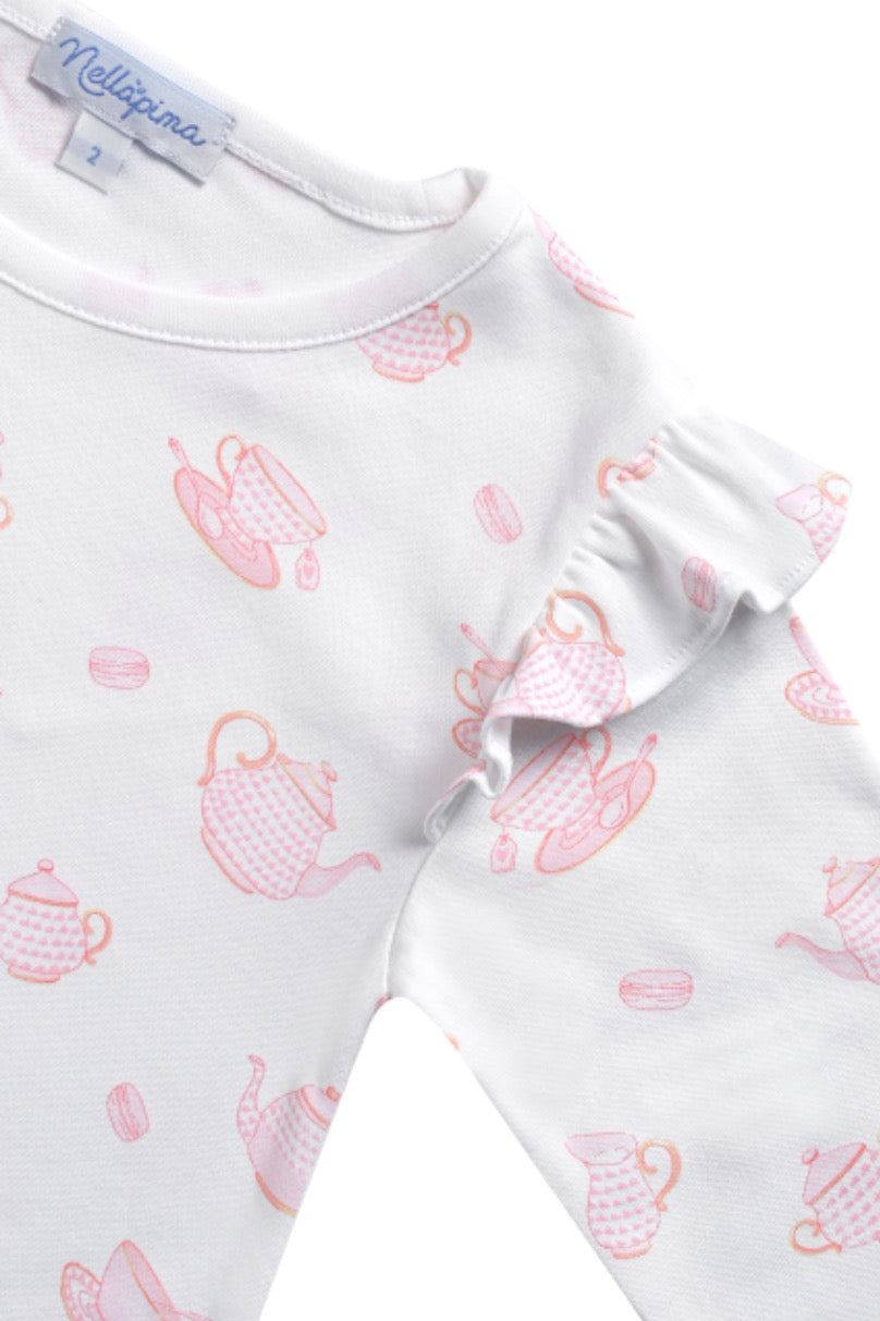 Petite Tea Time Print Playtime Dress - HoneyBug 