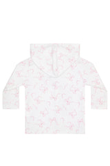 Charming Bows Print Jacquard Jacket - HoneyBug 