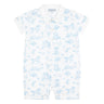 Blue Lone Star Toile Romper