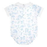 Blue Lone Star Toile Bubble