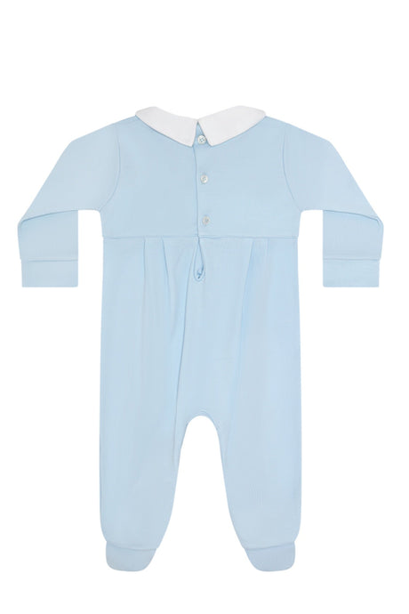 Mini Voyages Embroidery Footie - HoneyBug 