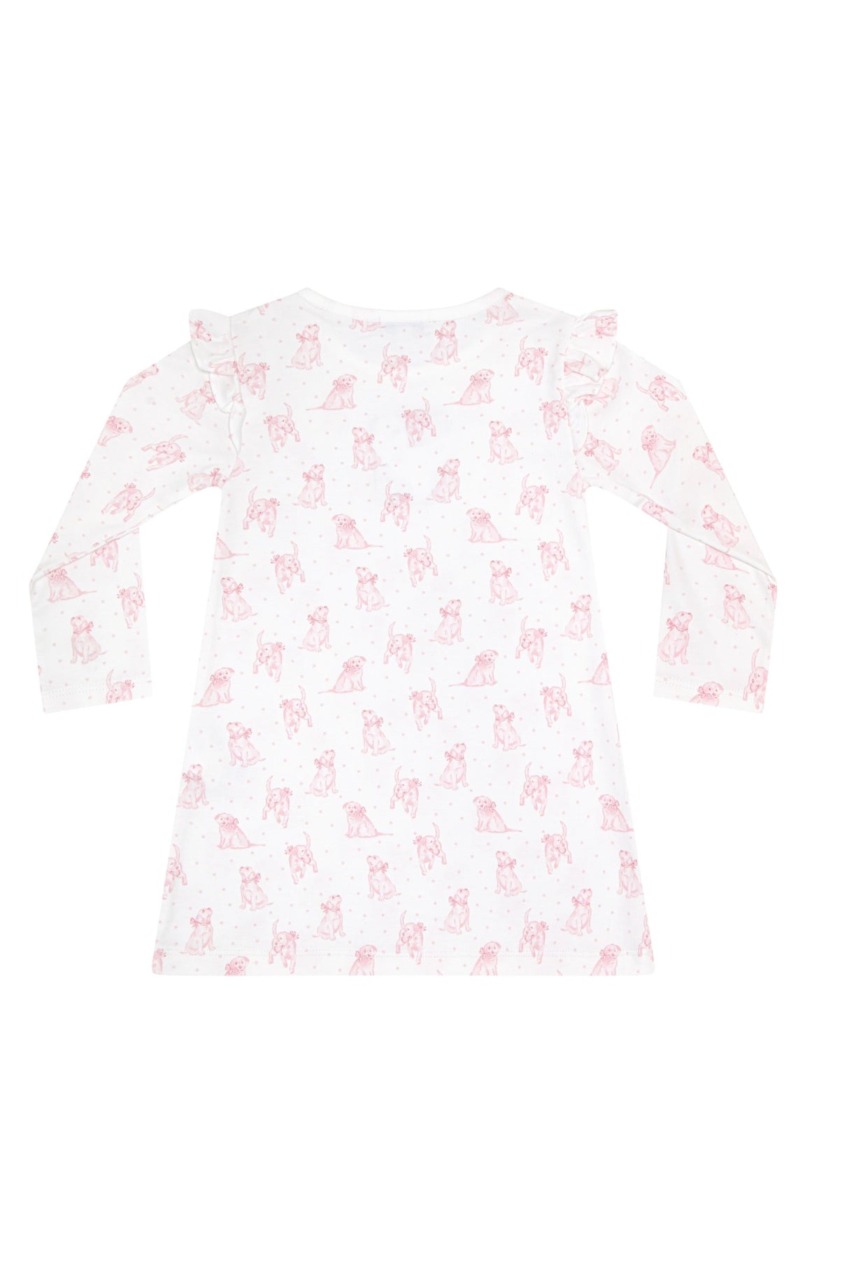 Pink Puppy Love Print Playtime Dress - HoneyBug 