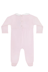 Pink Puppy Love Embroidery Footie - HoneyBug 