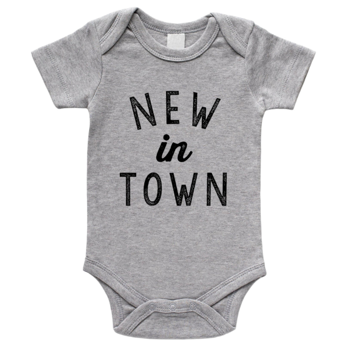 New In Town Organic Baby Bodysuit - HoneyBug 