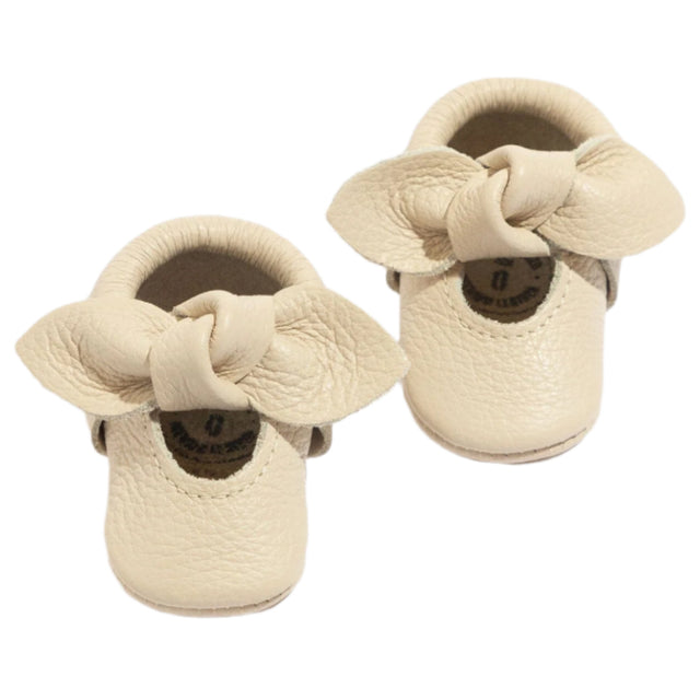 Newborn Birch Knotted Bow Baby Shoe - HoneyBug 