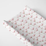 Organic Changing Pad Cover - Pink Petals