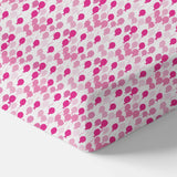 Organic Crib Sheet - Pink Balloons