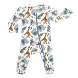 Organic Footie - Safari Animals