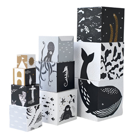 Nesting Blocks - Ocean Animals - HoneyBug 