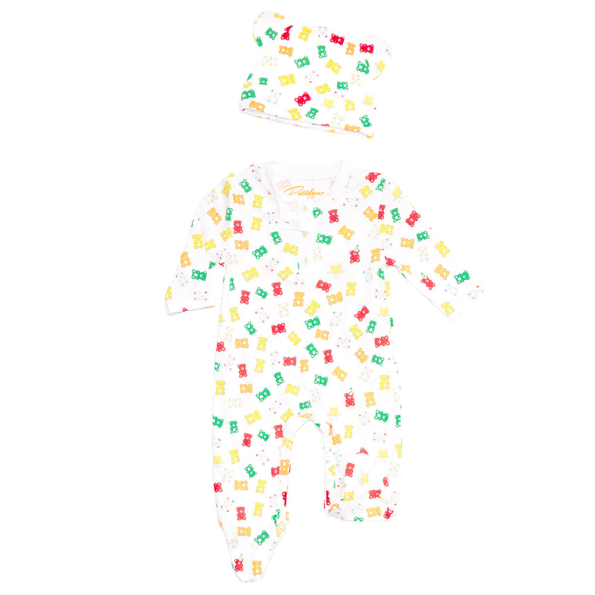 Gummy Bear Party Onesie + hat