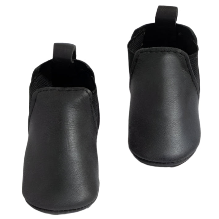 Ebony Chelsea Boot Baby Shoe - HoneyBug 