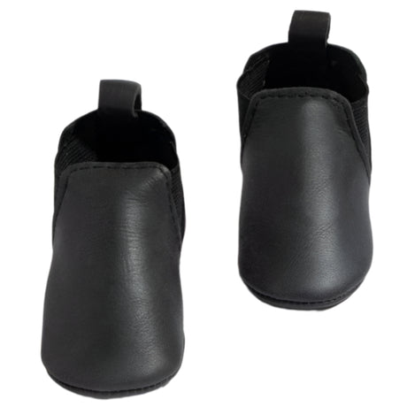 Ebony Chelsea Boot Baby Shoe - HoneyBug 