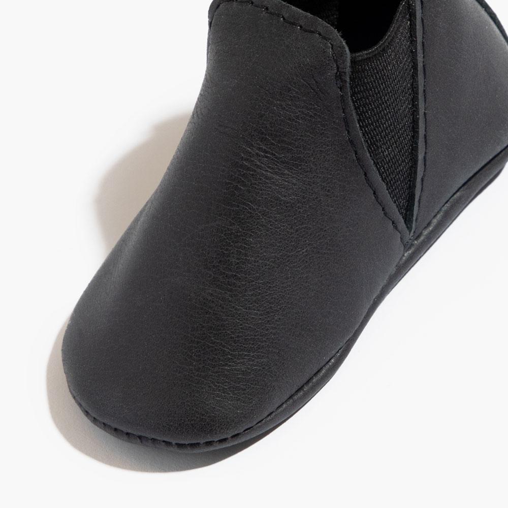 Ebony Chelsea Boot Baby Shoe - HoneyBug 