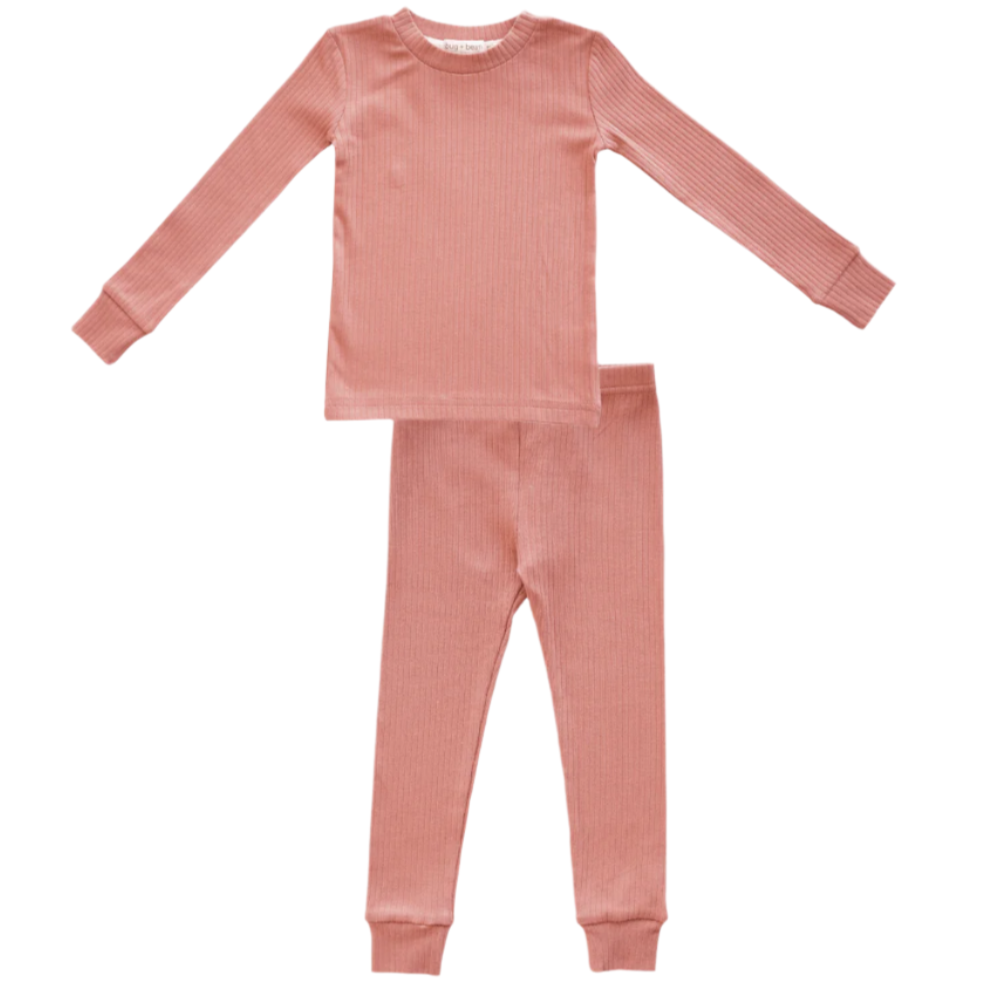 Organic Cotton 2-Piece Set - Terracotta - HoneyBug 