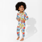 Comic Hero Bamboo Convertible Footie - HoneyBug 