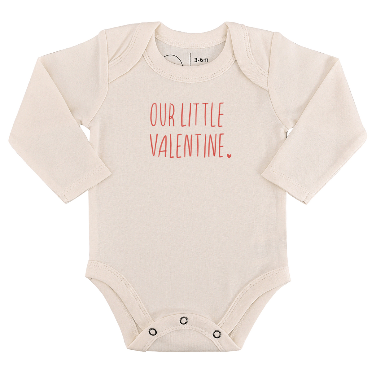 long sleeve graphic bodysuit | little valentine - HoneyBug 
