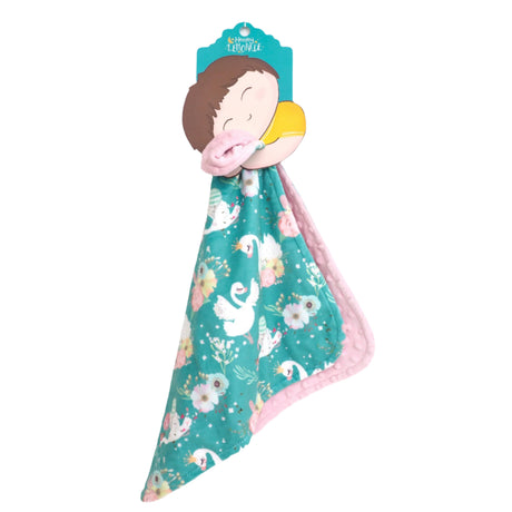 Mini Minky - Swans - HoneyBug 